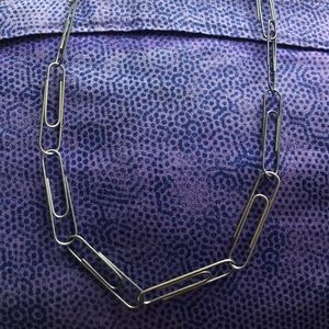 Custom made paperclip grunge chocker necklace